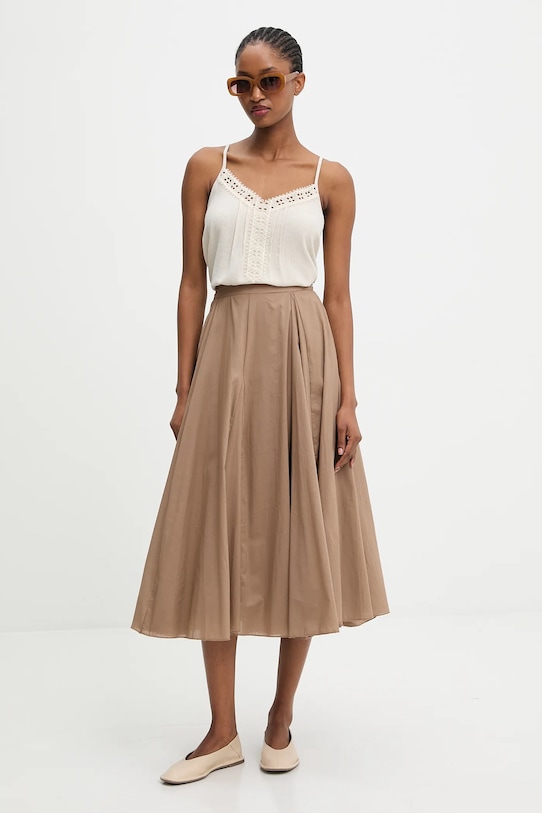 Answear.LAB blusa in lino misto CA.5156.hos beige WW25