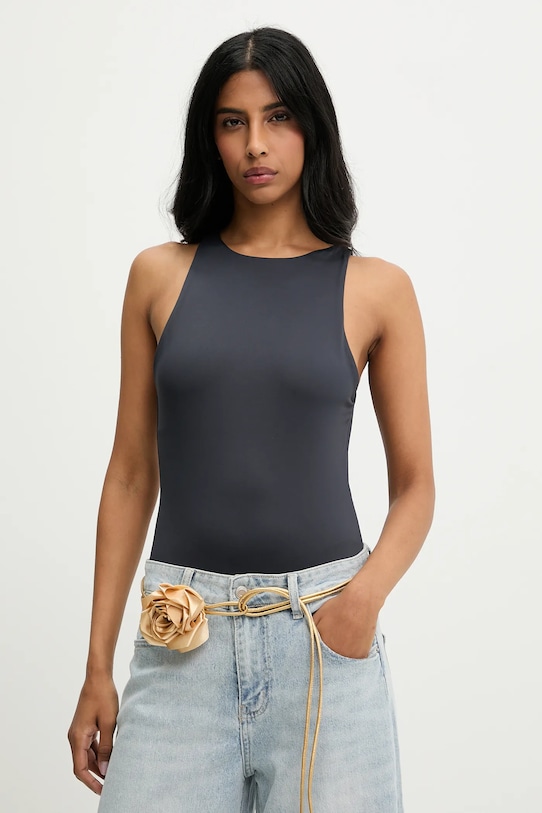 Answear Lab body uni gri LK.K06.hak