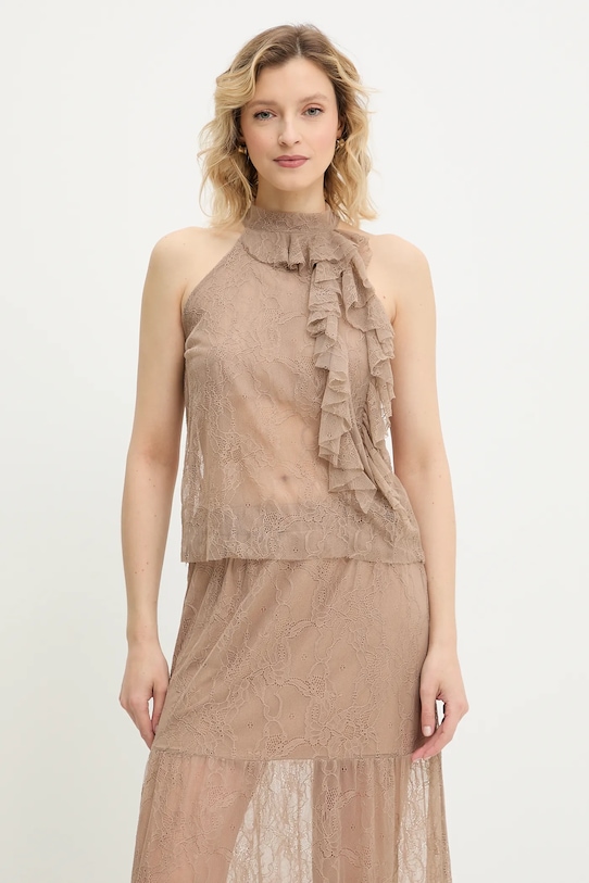 Answear Lab bluza uni maro 93208.iak