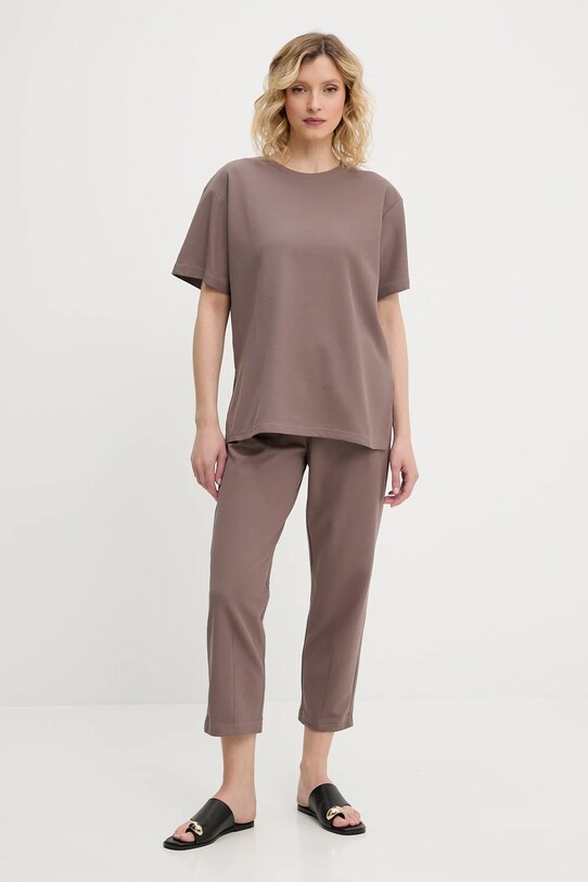 Answear Lab t-shirt 5029.iak brązowy WW25