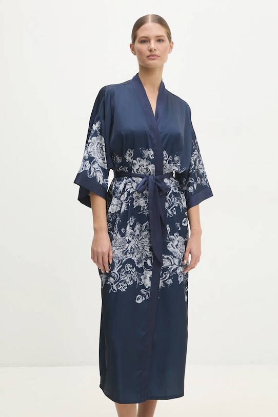 Ρόμπα Answear.LAB ύφασμα σκούρο μπλε 1148.CMS