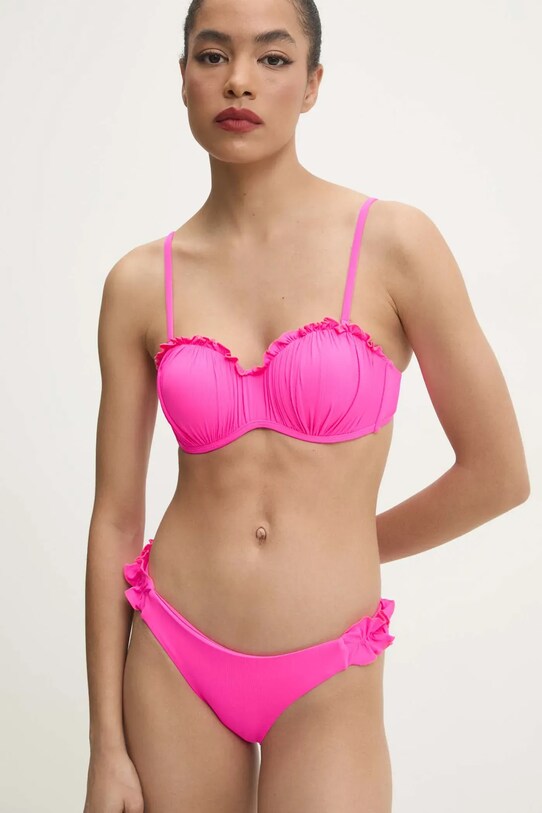 Answear Lab sutien de baie cu balene roz W3227B.g.hos