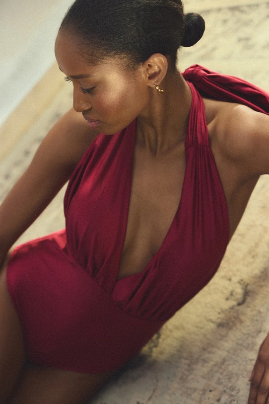 Jednodielne plavky Answear.LAB hm1fw1409.fh červená