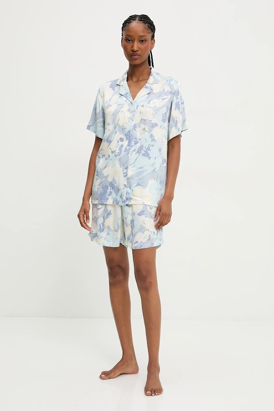 Answear Lab pijama set albastru 1339.CMS