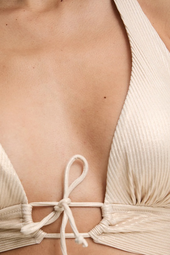 Горнище на бански Answear.LAB бежов hl2fw12.g.flk