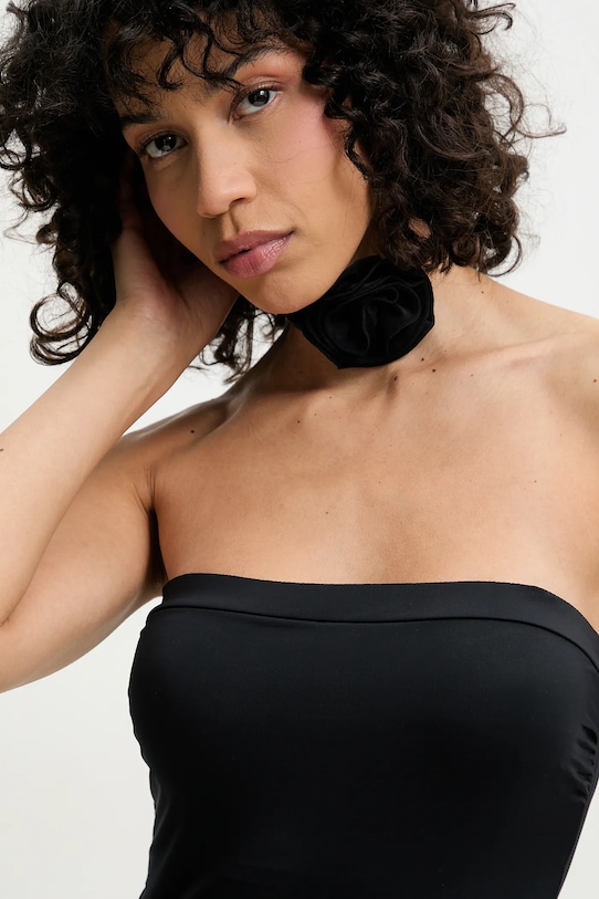 Answear.LAB jednoczęściowy strój kąpielowy czarny hw1fw1800.flk