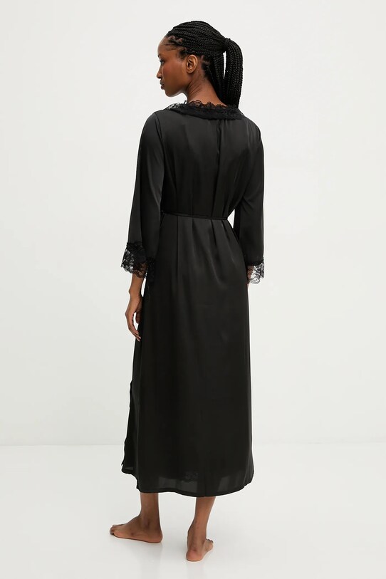 Answear Lab compleu pijama negru pj2339.flk