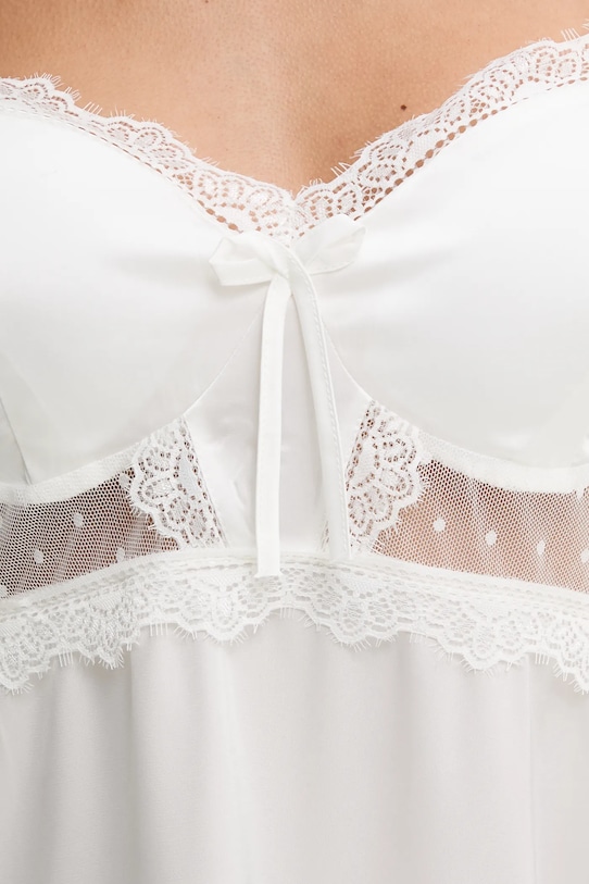 Answear Lab camasa de noapte alb pj3301.flk