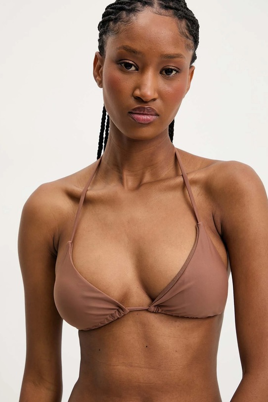 Answear.LAB dwuczęściowy strój kąpielowy i sukienka MP5033.ios brązowy