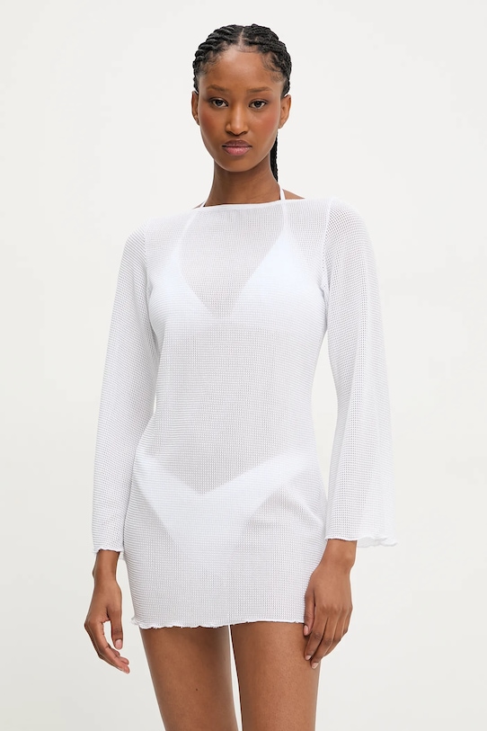 Dvodelne kopalke in obleka Answear.LAB Brez opore bela SQ66052.ios