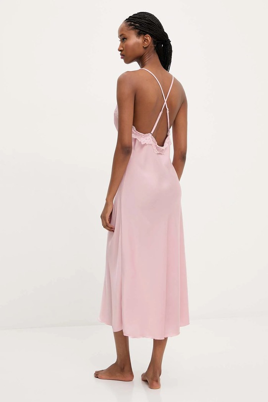 Odzież Answear.LAB koszulka nocna jedwabna 6010.ios różowy