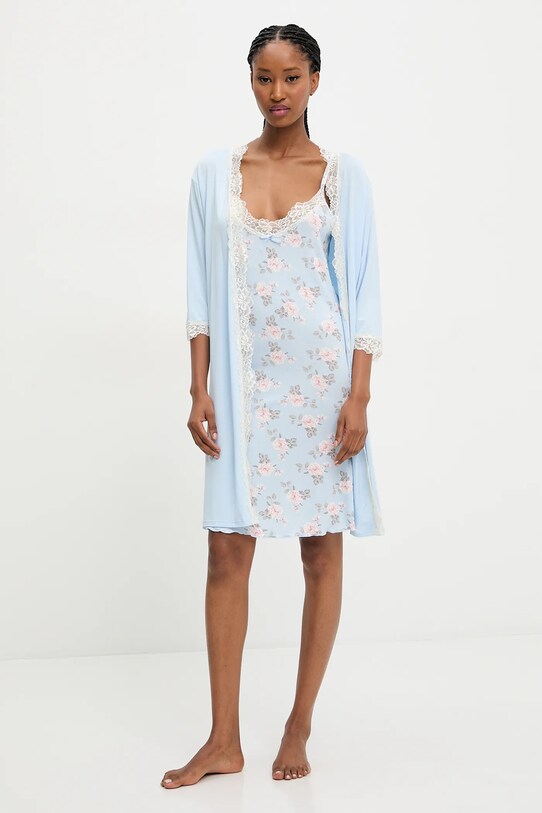 Abbigliamento Answear Lab camicia da notte e vestaglia Y1567.ios blu