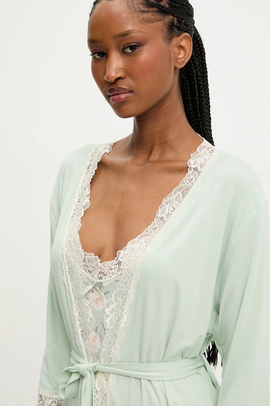 Нічна сорочка та халат Answear.LAB Y1567.ios зелений