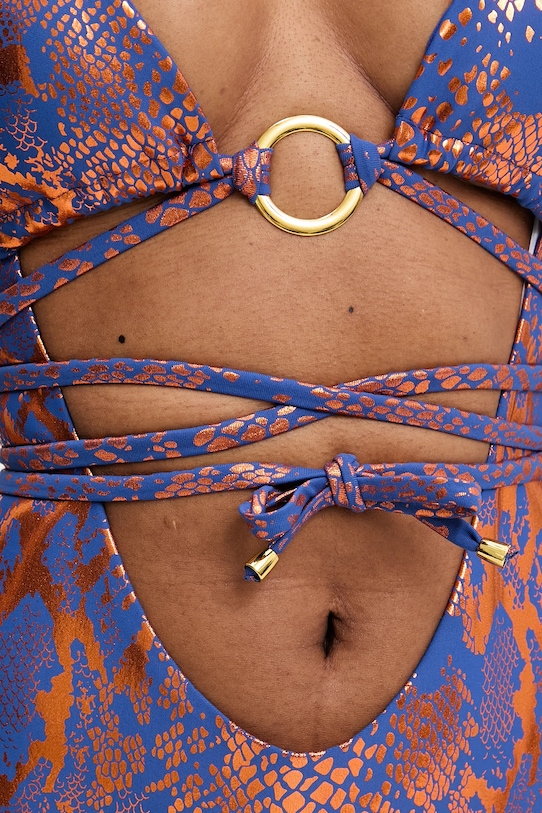 Answear Lab costum de baie dintr-o bucată hyd705.1p.fjk portocaliu