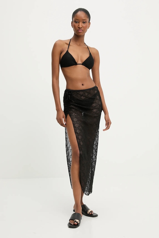 Dvojdielne plavky a sukňa Answear.LAB bez kostíc čierna 1389.hlk