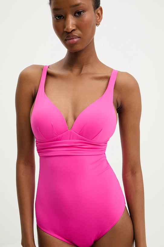 Ruházat Answear.LAB egyrészes fürdőruha 7204.19.hjk rózsaszín