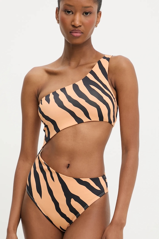 Oblečení Jednodílné plavky Answear.LAB hlb101.ze.flk hnědá