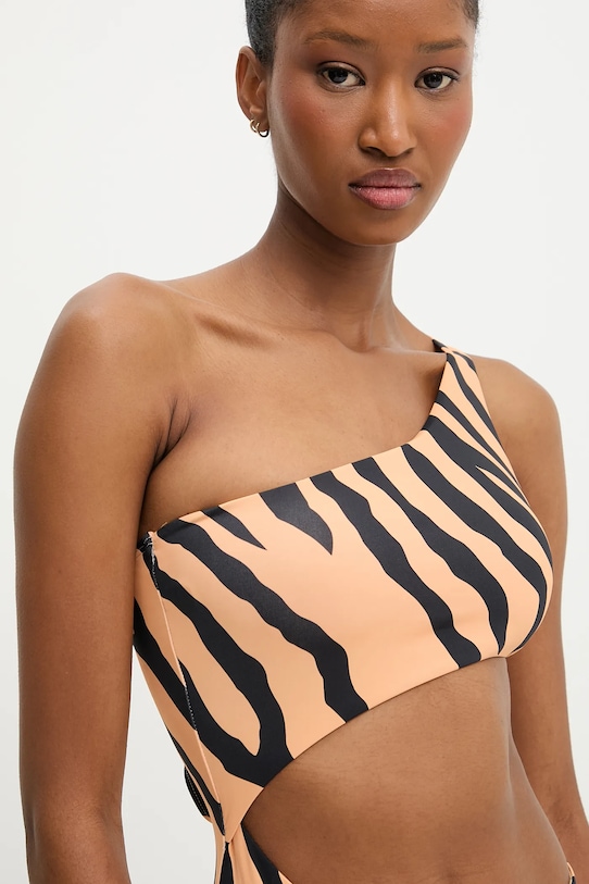 Jednodílné plavky Answear.LAB hnědá hlb101.ze.flk