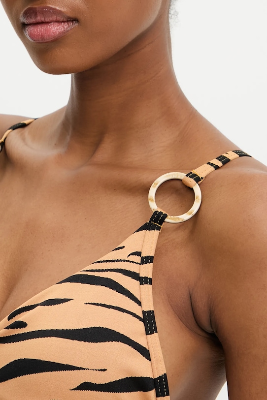 Jednodílné plavky Answear.LAB hnědá HMD514.1P.flk