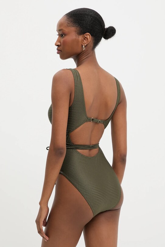 Answear Lab costum de baie dintr-o bucată hs1fw1701.flk verde WW25
