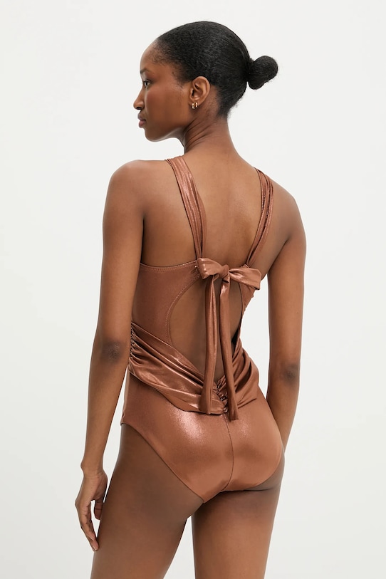 Суцільний купальник Answear.LAB hw1fw1814.flk коричневий WW25