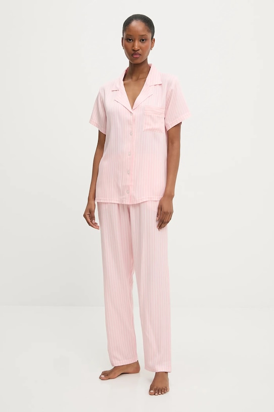 Πιτζάμα Answear.LAB ύφασμα ροζ 60440.tos