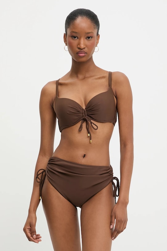 Answear Lab costum de baie din două piese cu balene maro py2a5915.fh