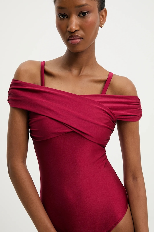 Jednodílné plavky Answear.LAB burgundské PW1A5510.fh