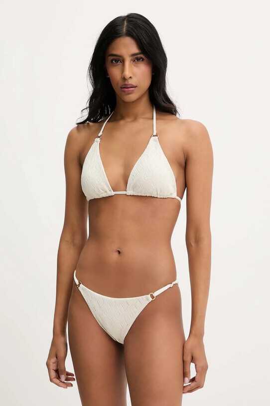 Answear Lab costum de baie din două piese și pantaloni de plajă hl2fw26.hl4fw27.FLK bej WW25