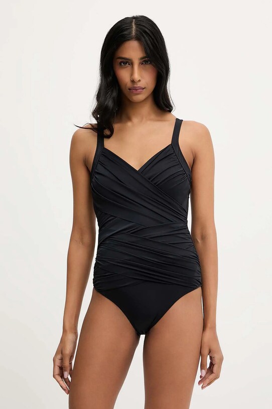 Answear Lab costum de baie dintr-o bucată usor rigidizat negru VW7515.flk