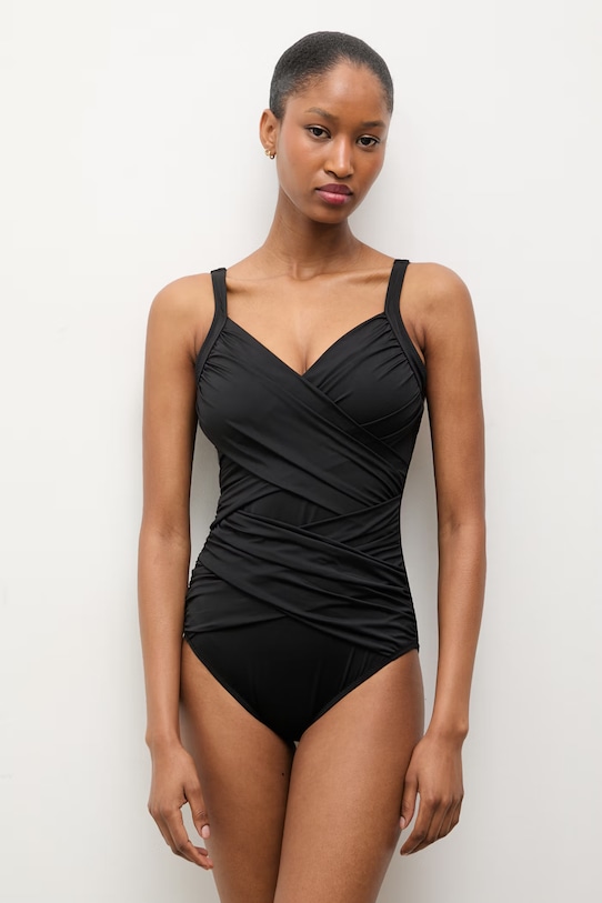 Answear Lab costum de baie dintr-o bucată negru VW7515.flk