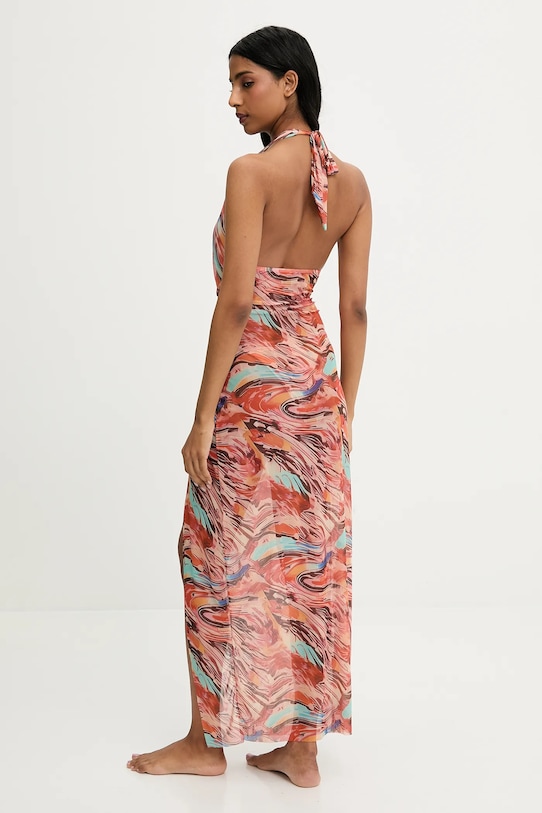 Answear.LAB sukienka plażowa hl4fw09.o.flk pomarańczowy WW25