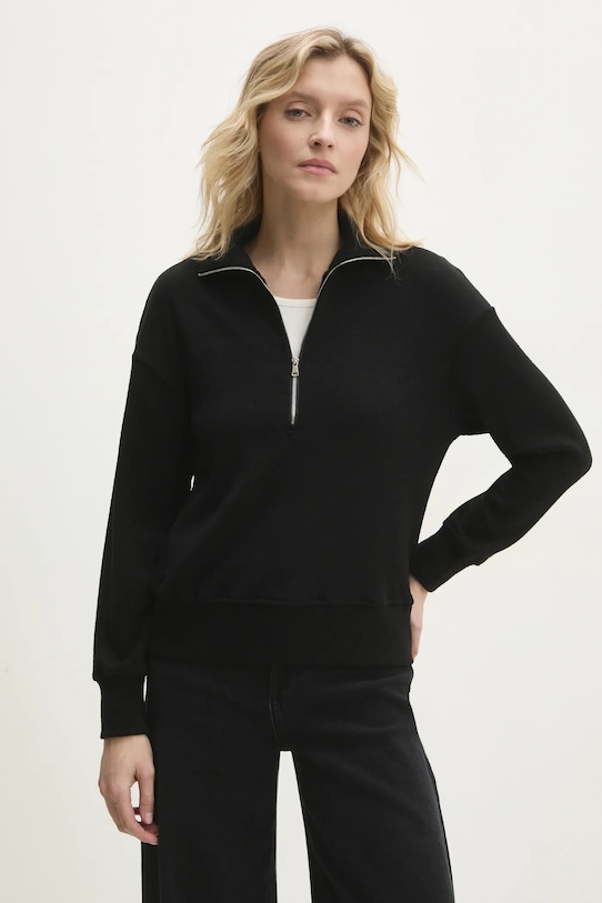 Answear Lab bluza uni negru b8038.ILK