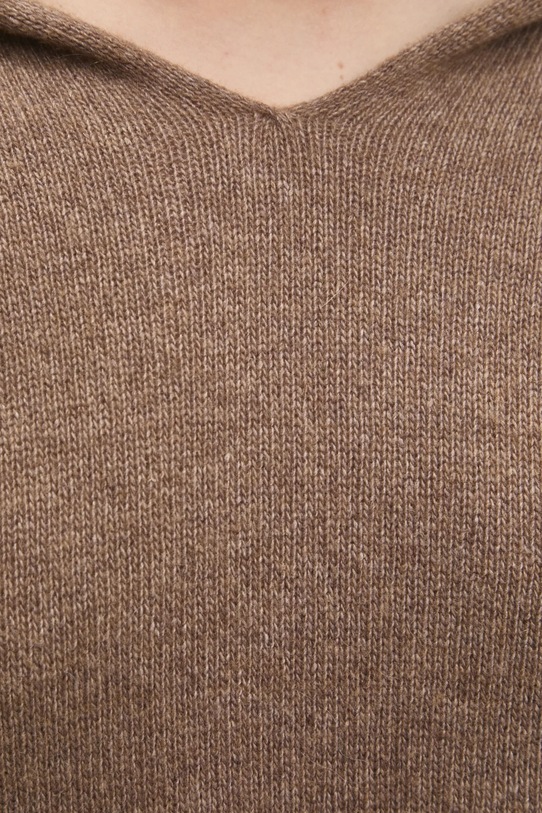 Vlněný svetr Answear.LAB 8353.0.ilk hnědá