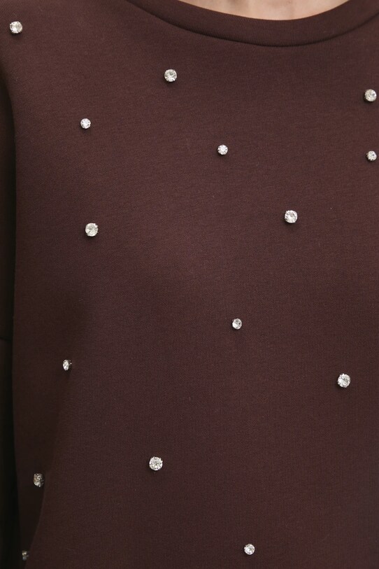 Answear.LAB bluza 3497.ilk brązowy