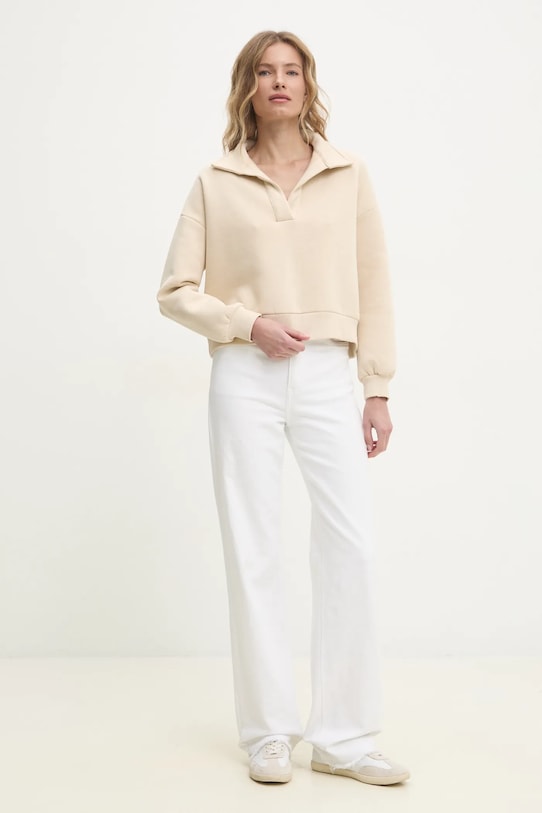 Answear.LAB bluza LD1541.hos beżowy WW25