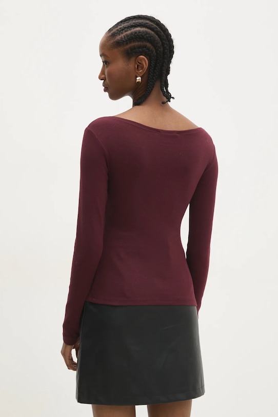 Odjeća Majica dugih rukava Answear.LAB sng.44.tos bordo