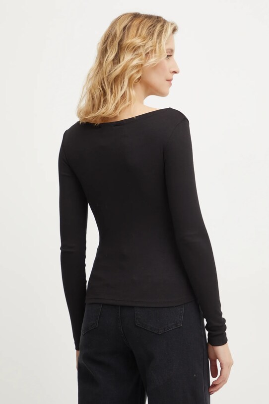 Îmbrăcăminte Answear Lab longsleeve sng.44.tos negru