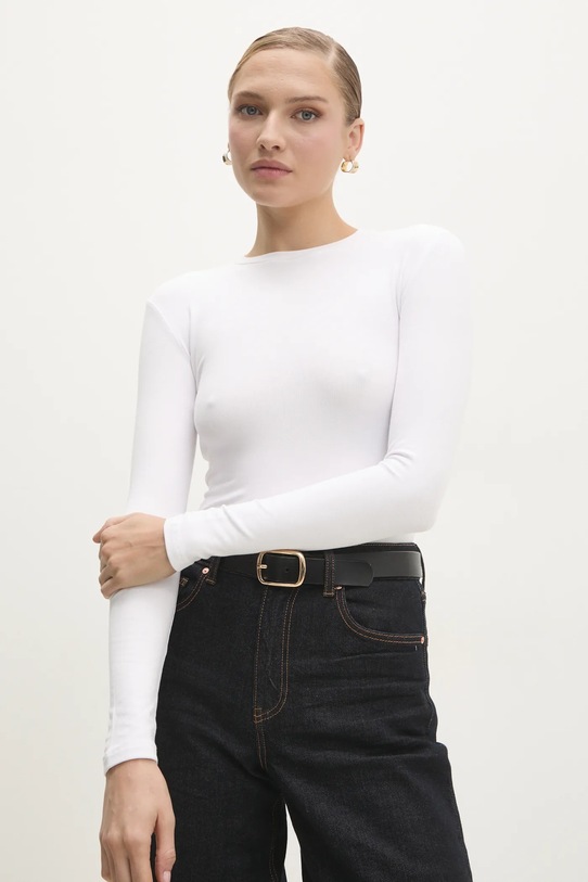 Лонгслив Answear.LAB slim белый LC240130.hms