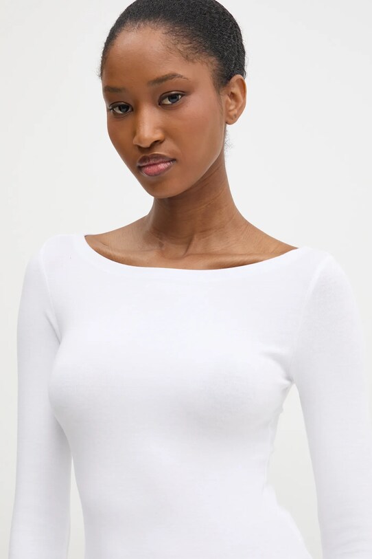 Answear Lab longsleeve alb sng.58.tos