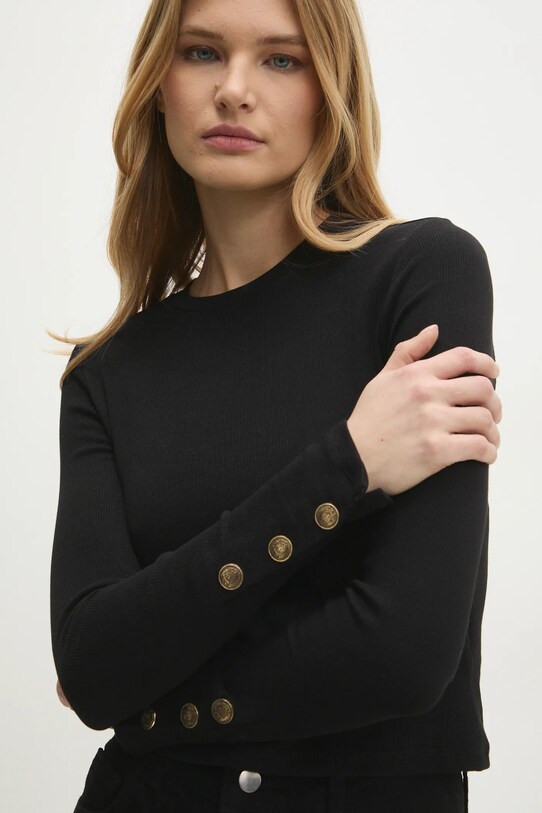 Лонгслив Answear Lab slim чёрный 4513.tos