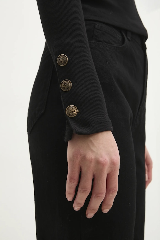 Answear.LAB longsleeve 4513.tos czarny