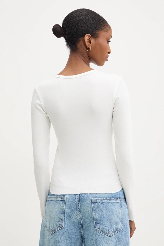 Odzież Answear.LAB longsleeve sng.103.tos biały