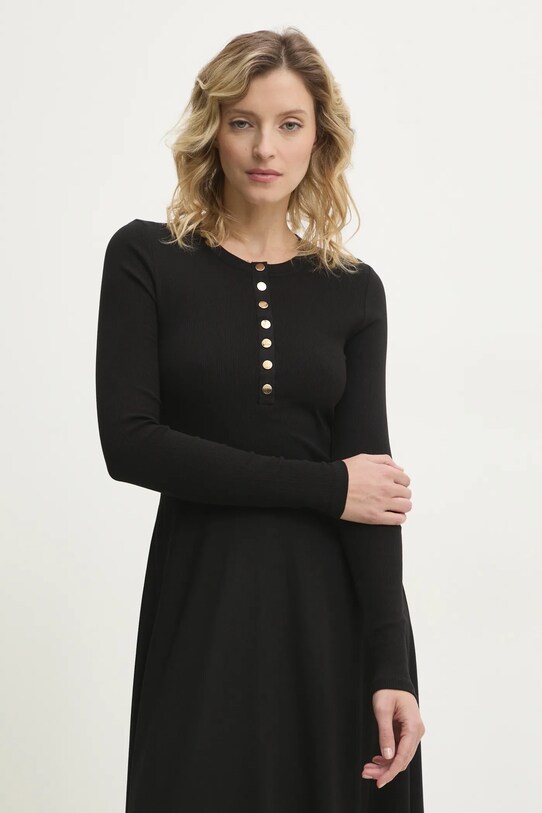 Answear Lab longsleeve negru 16363.tos