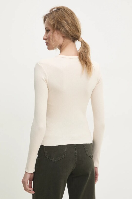 Îmbrăcăminte Answear Lab longsleeve IVVI1.TWK bej