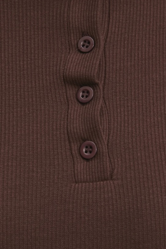 Answear.LAB longsleeve brązowy IVVI1.TWK