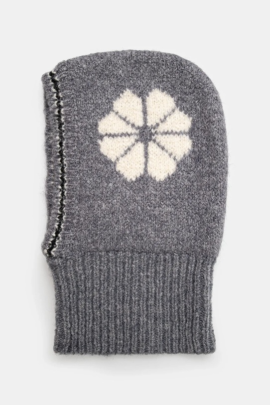 Вовняний капор Answear.LAB сірий HB.7589.fos