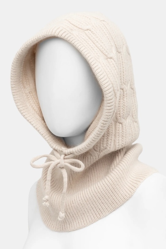 Akcesoria Answear Lab kominiarka wełniana HB.7587.fos beżowy