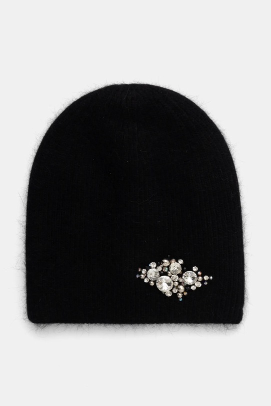 Шерстяная шапка Answear.LAB шерсть чёрный HB.7577.fos