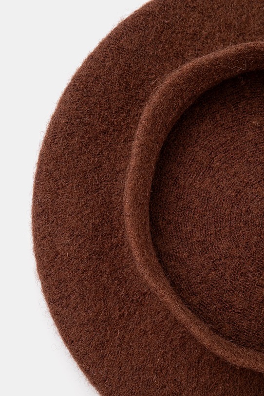 Akcesoria Answear.LAB beret wełniany FG23502.hms brązowy
